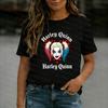 2026 Harley Quinn T Shirt Women Fashion Casual Round Neck Short Sleeve Tee Summer Graphic Print Tshirt Ladies Streetwear Tops