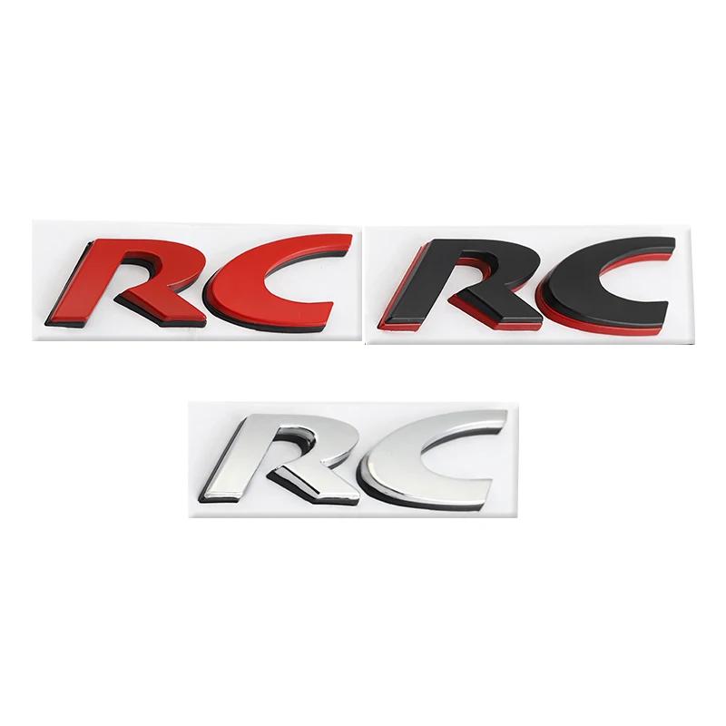 Auto Abzeichen Aufkleber Styling RC Emblem Heckklappenaufkleber Hinten für RC SPORT GT 106 205 206 207 208 301 306 307 308S 406 407 408 508 806