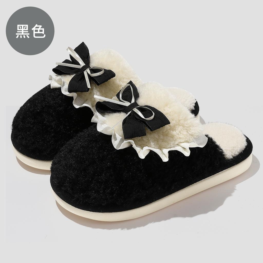 Couple Winter Cotton Slippers Autumn and Winter 2025 New Indoor Home Non-slip Soft Bottom Plush Cotton Drag