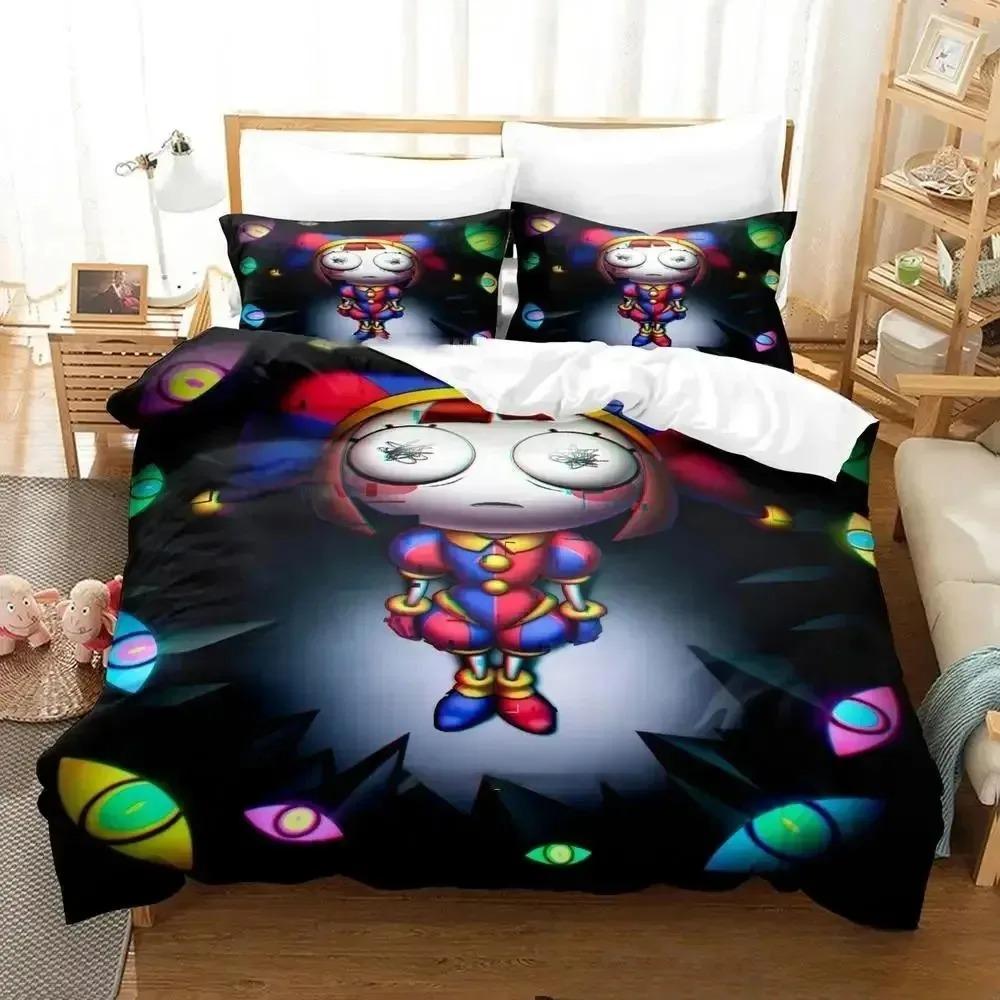 THE AMAZING DIGITAL CIRCUS Bedding Sets Exquisite Bed Supplies Set Duvet Cover Comforter Set Bedding Set Luxury Birthday Gift