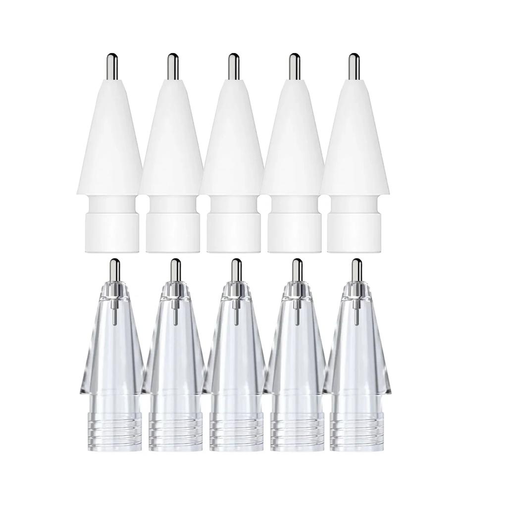 Metal Precise Control Fine Point Tips for Apple Pencil 2/1 Gen iPencil Nibs Upgraded Replacement Tip For iPad Pro Pencil Nib