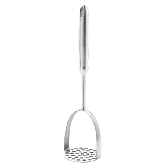 Stainless Steel Potato Masher Kitchen Avocado Tomato Fruit Vegetable Smasher Heavy Duty Fruit Puree Utensil for Cooking