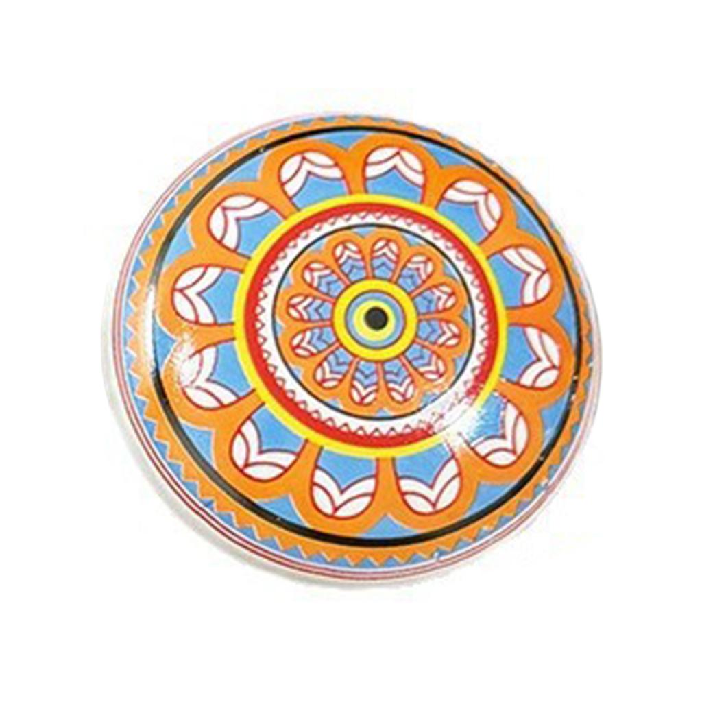 Keramik Schubladengriffe Böhmischer Stil Runde Schrankknöpfe mit Einzigartigen Glasurmuster für Kleiderschrank Küchenmöbel