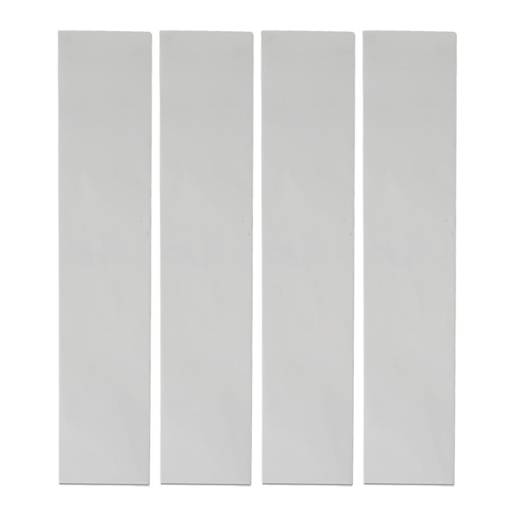 4PCS Set Door Window Pillar Post Trim Kit 304 Chrome Stainless Steel Decoration Replacement for Ford