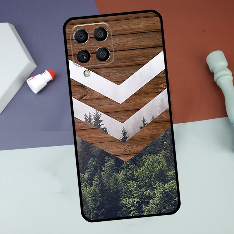 Forest Geometry Wood Nature For Samsung Galaxy M14 M34 M54 M15 M35 M55 M13 M23 M33 M53 M31 M51 M20 M12 M52 M06 M16 Case