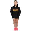 AC/DC Womens/Ladies Fire Logo Hoodie