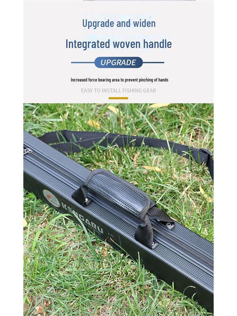 KENGARU Compression-Resistant Hard Shell Fishing Rod Bag - Sizes 1.25m/1.35m/1.45m/1.65m 