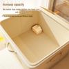 Foldable Handheld Storage Box with Lid for Clothes, Toys, and Snacks