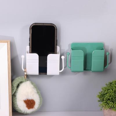 Handyhalter Wandmontierter Organizer Aufbewahrungsbox Steuerstecker Wandständer Ladeständer für Handy