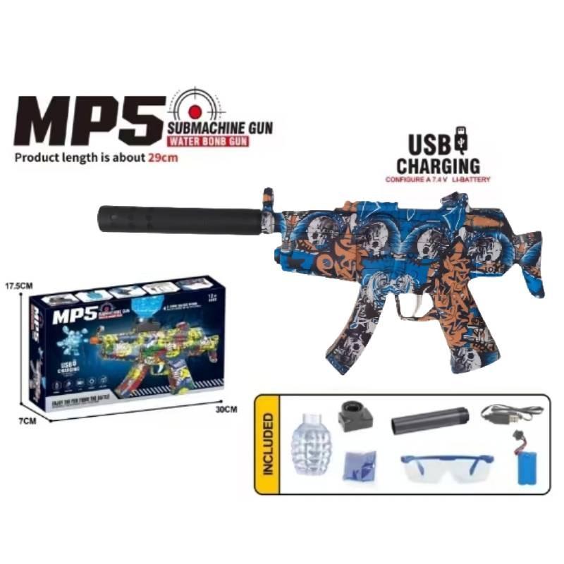 

Blasters Ball Gel M416 Electric Shooting Toy Outdoor Sports Team Fighting Games MP5 Blue