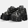 Women's Retro Spanish Punk Platform High-Top Leather Shoes