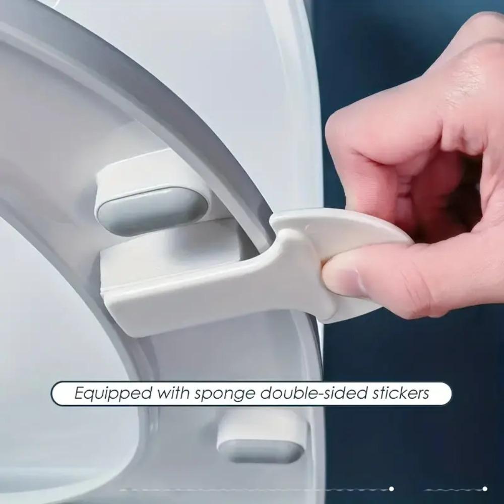 Plastic Seat Cover Lid Handle White Toilet Lifting Device Toilet Seat Lifter Handle  Bathroom