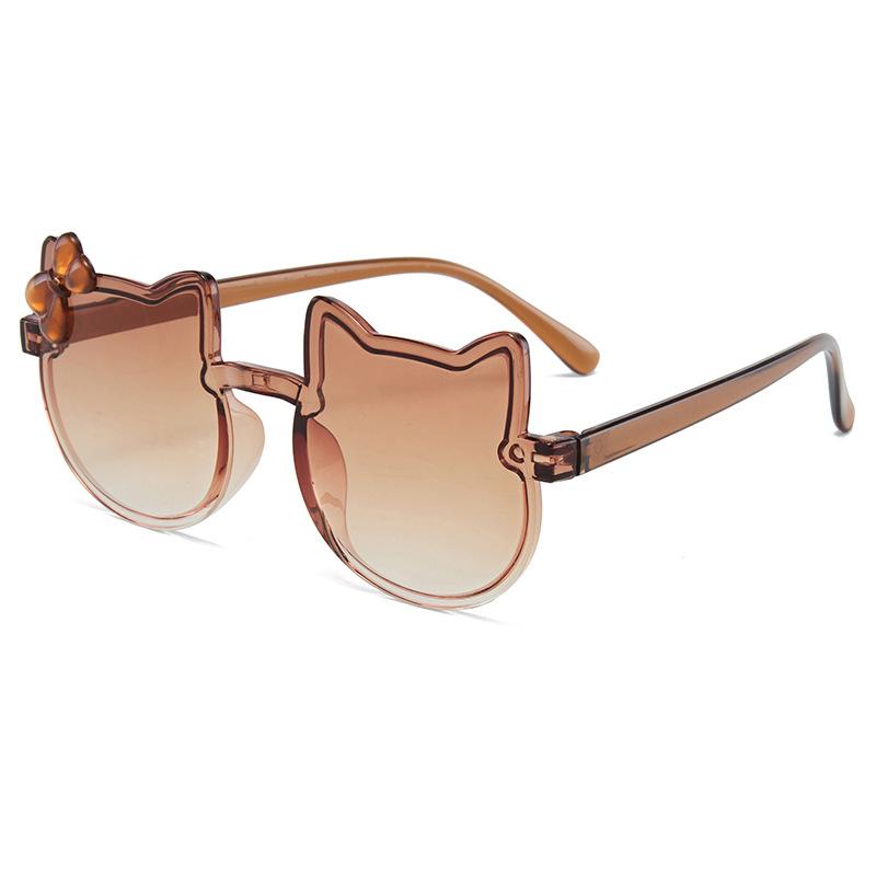 

Новые солнцезащитные очки детские солнцезащитные очки для маленькой девочки мультфильм милый супер милый ребенок солнцезащитный козырек цветные очки