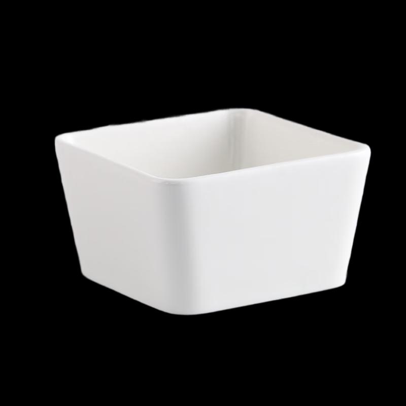 

White Ceramic Square Serving Bowl Set