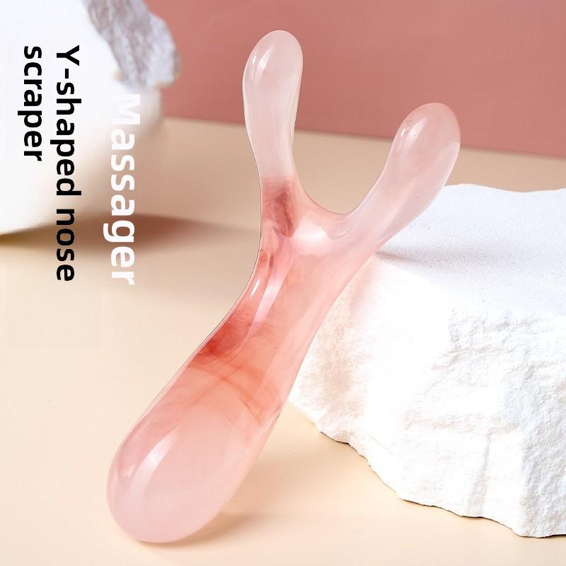 Nose Brush, Eye Massager, Nose Bridge Scraper, Ear Scraper, Facial Universal Scraping and Stretching Rod