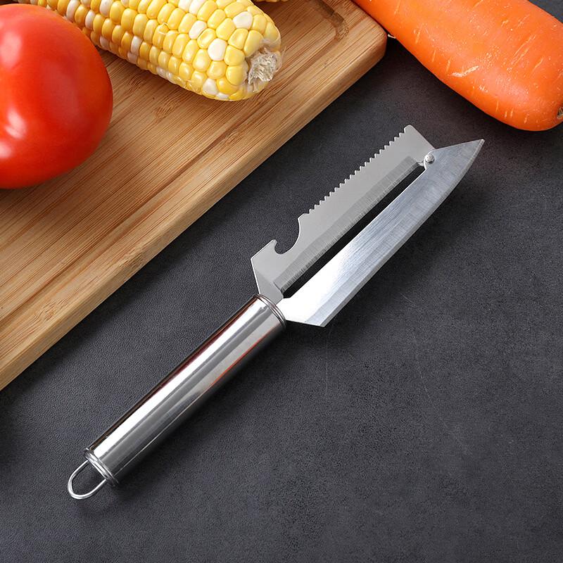 

Zhi Shi A018 2-in-1 Stainless Steel Fruit Peeler & Knife