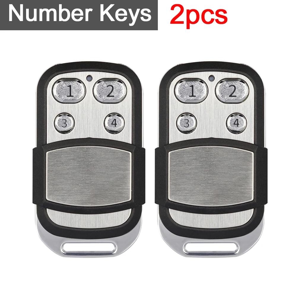 1-5PCS 433mhz Remote Control 4 Button Smart Copy Duplicator Electric Garage Door Gate Remote Cloning Universal Garage Door Gate