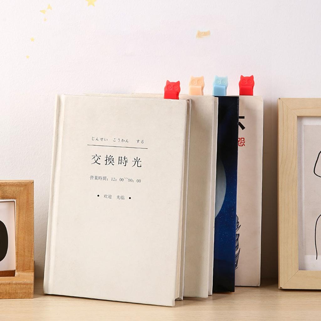 Automatic Follow Page Reading Bookmark Home Student Soft Silicone Non Deformable  And Practical Multi Functional Reading Memo Clip