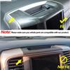 Center Console Storage Box Cover Trim Frame Carbon Fiber For Dodge RAM 1500 18+