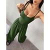 Women's Clothing 2026 Spring/Summer New Sexy Casual Style Camisole Wide-Leg Jumpsuit