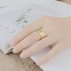 Neutral Couple Titanium Steel Frosted Ring