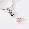 Original 925 Sterling Silver Bead Charm Open able Easter Egg Pendant Fit Original Bracelet Necklace For Women DIY Jewelry Gift