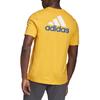 adidas T Shirts Men's Yellow Crew Neck Moderate GL2220