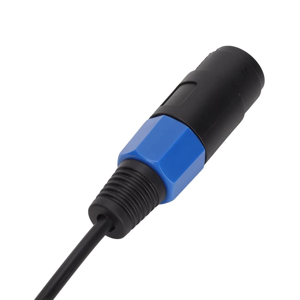 Speaker Cable, Elastic Portable Speakon Speaker Cable, Male To Female 4 Core Plug Ohm Head Speakon Cable, Speaker Connection Wire for Speaker