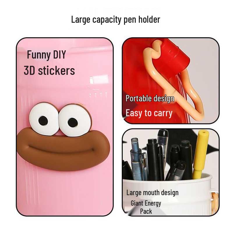 

Набір настільних тримачів для ручок та контейнерів для зберігання з мультяшним дизайном