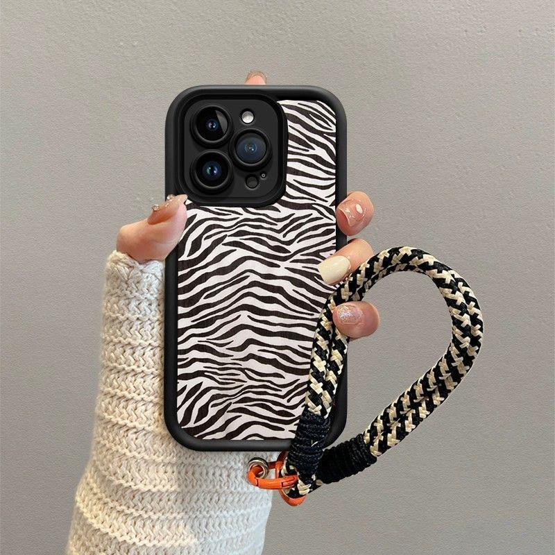 Leopardenmuster Hängeband Handyhülle für Motorola Moto Edge 70 G86 G56 G15 G24 50 G35 G34 G75 PLAY G85 60 Fusion Stylus Pro 4G 5G