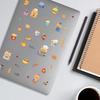 8PCS Cartoon Object Stickers Cute Cartoon Bear Baking Doodle Collage Computer Cell Phone Laptop Decoration Waterproof Stickers