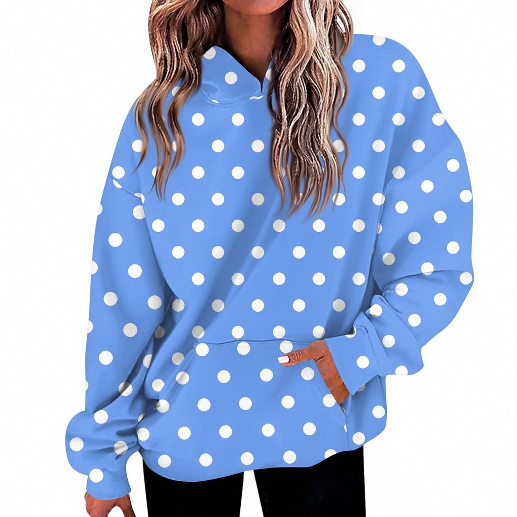 Women's Fashion Daily  Casual V-Neck Long Sleeve Printed Top