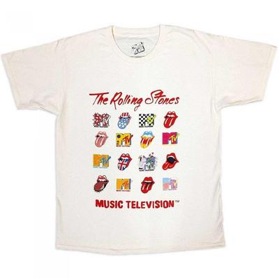 T-shirt con logo Mashup Rolling Stones unisex per adulti di MTV