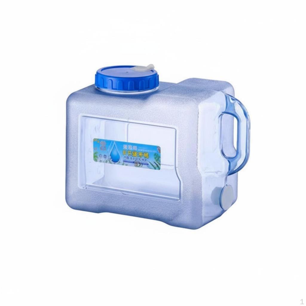 Large Capacity Water Bucket Food Grade Portable Container Easy To Clean for Tea Enthusiasts,
