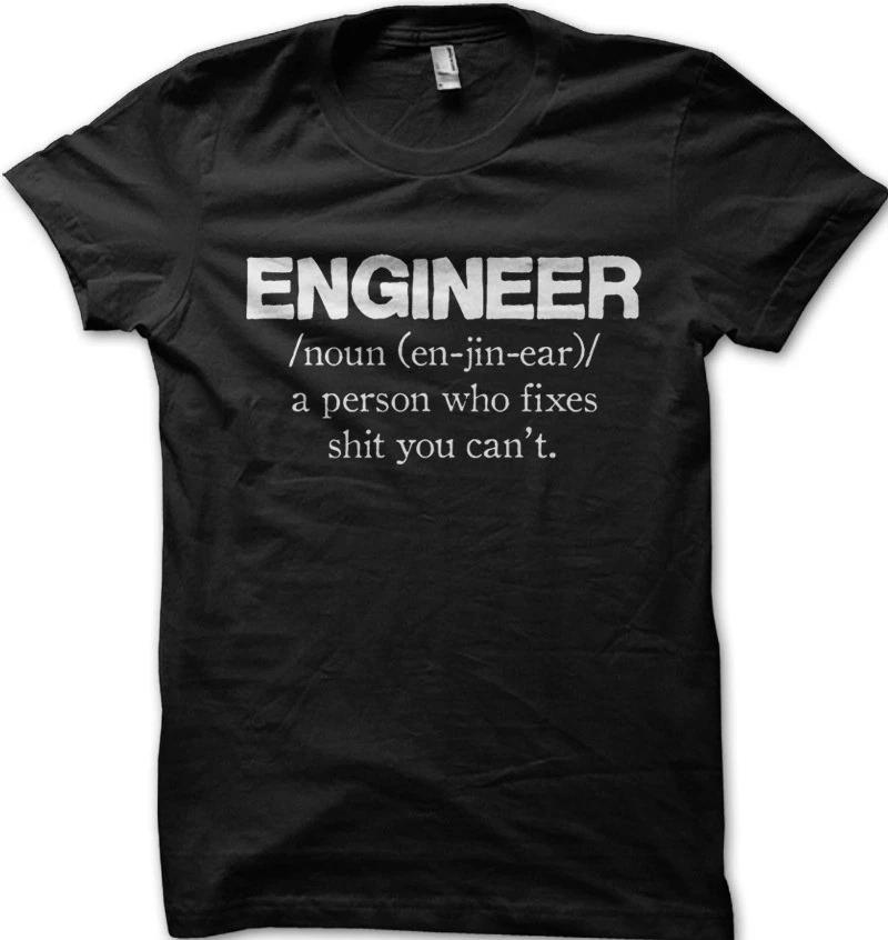 Engineer Mens Funny T Shirt - Gift for Dad printed t-shirt  9156 XS
