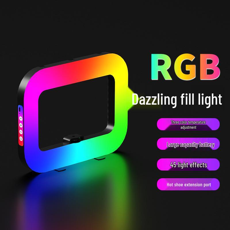 YM200 Przenośne światło pierścieniowe do fotografii beauty, transmisji na żywo i użytku na zewnątrz