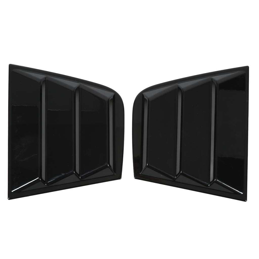 2pcs Black Side Window Louver Windshield Sun Shade Cover Car Adaptations Replacement for Dodge Charger 2015+