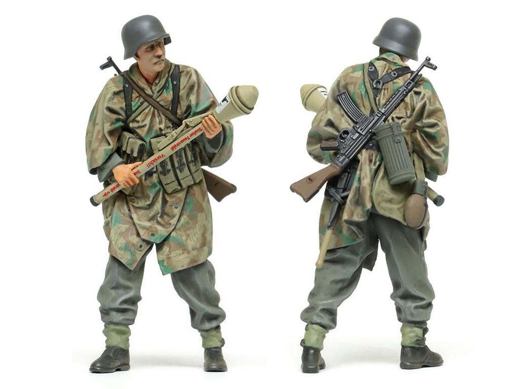 Tamiya Military Miniature Series 382 German Infantry Late War Plastic Model Kit 35382 1/35 No. Set, Era,