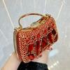 Hand-held Bag - Exquisite Dinner Bag - French-style Diamond-studded Handbag - Women's Bag