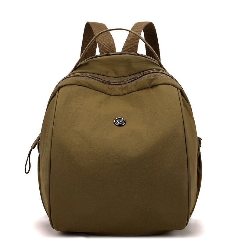 

Нейлоновий шкільний рюкзак багатокишеньковий жіноча сумка-месенджер портативний наплічник хакі