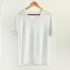 T-shirt elasticizzata estiva da uomo T-shirt morbida e traspirante a maniche corte per dormire per uomo T-shirt basic casual con scollo a V T-shirt per allenamento in palestra per la casa
