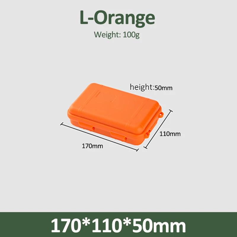 EDC Tool Box Outdoor Camping Survival Kit Shockproof Waterproof Case Sealed Box Outdoor Survival Storage Box Fishing Tackle Bag