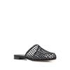 Salvatore Ferragamo Ferragamo Woven Design Leather Mules Black