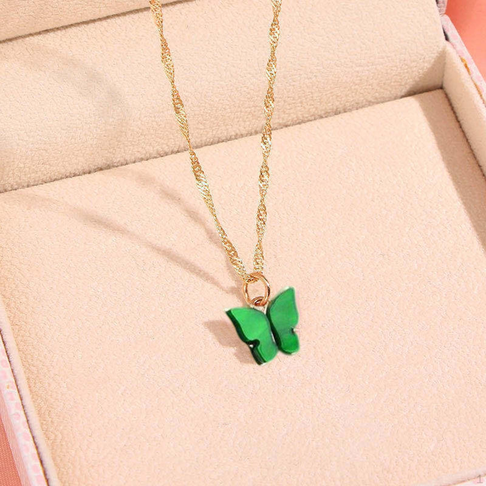 Chic Butterfly Alloy Charm Trendy Simple Ladies s Jewellery Green