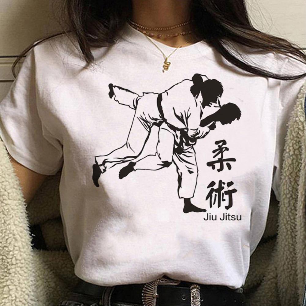 Bjj Jiu Jitsu t shirt women Japanese harajuku tshirts girl 2000s clothes S