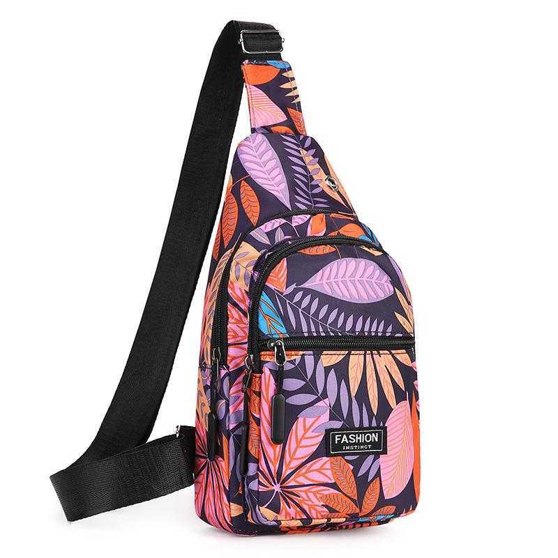 Borsa a petto, alla moda e versatile per donna, borsa a tracolla singola di grande capacità, zaino semplice per il tempo libero all'aperto