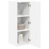 Wall Cabinet LUCCA 2 pcs White 30 x 31 x 80 cm Particleboard
