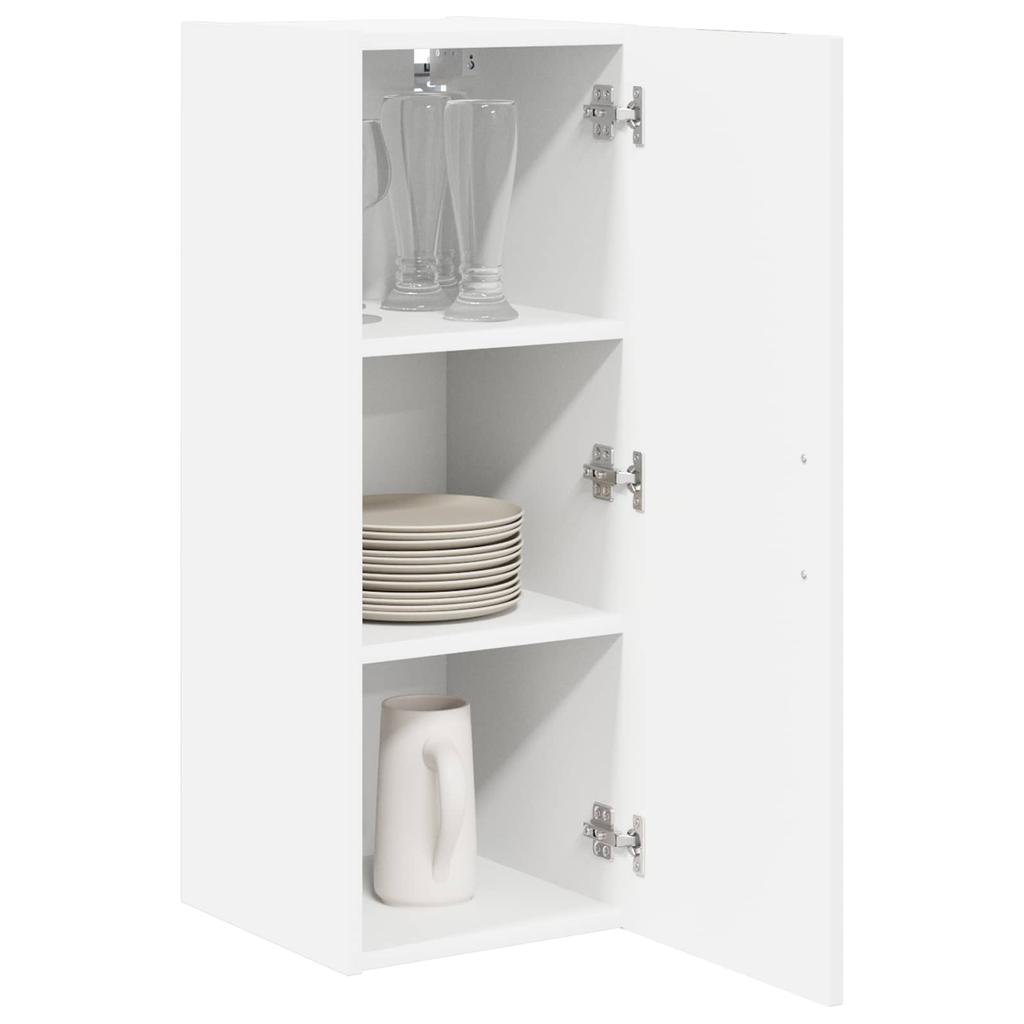 Wall Cabinet LUCCA 2 pcs White 30 x 31 x 80 cm Particleboard