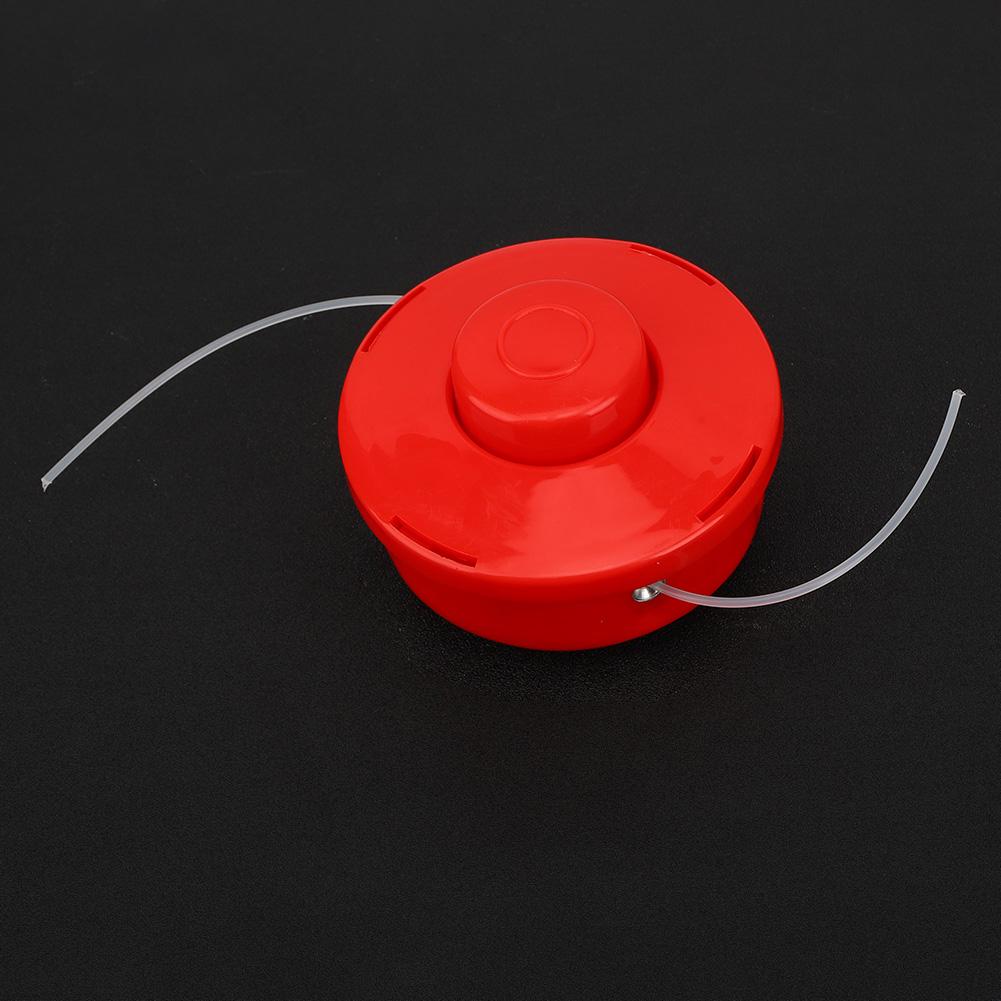 

Триммерная головка для газонокосилки, кустореза, запасные части, красного цвета, нейлонового типа, садовые инструменты