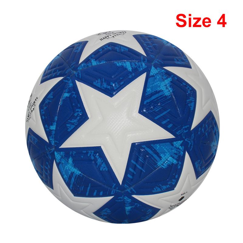 Balones de fútbol de alta calidad, tamaño oficial 4/5, material de PU, sin costuras, para portería, partidos al aire libre, entrenamiento de fútbol.